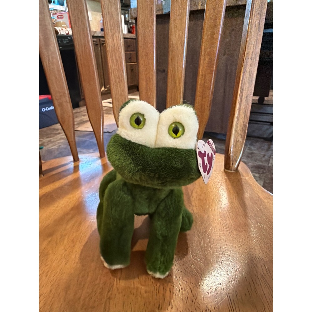 Ty Beanie Buddy Prince the Frog  Plush Stuffed Animal 1993 Vintage With Tags